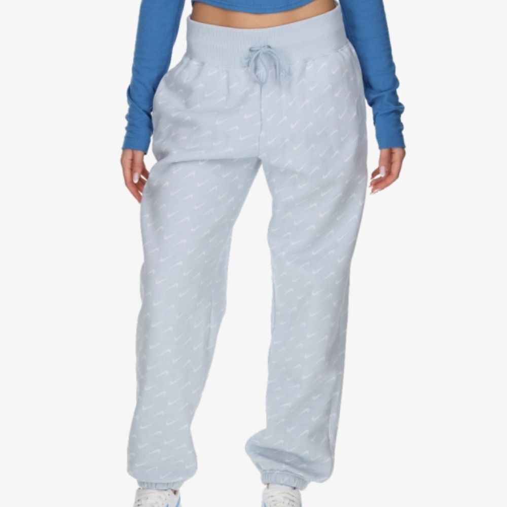 Nike Sky Blue Women’s Oversized Fit Sportswear Fleece Jogger  Size XS